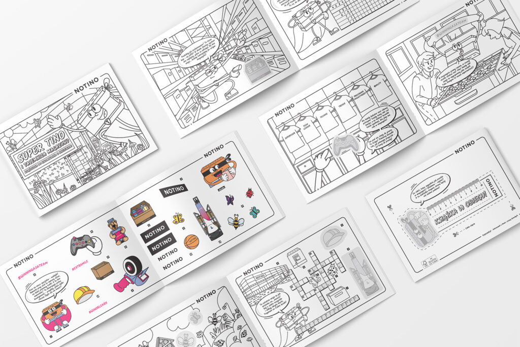 Korporanki - kolorowanka Notino